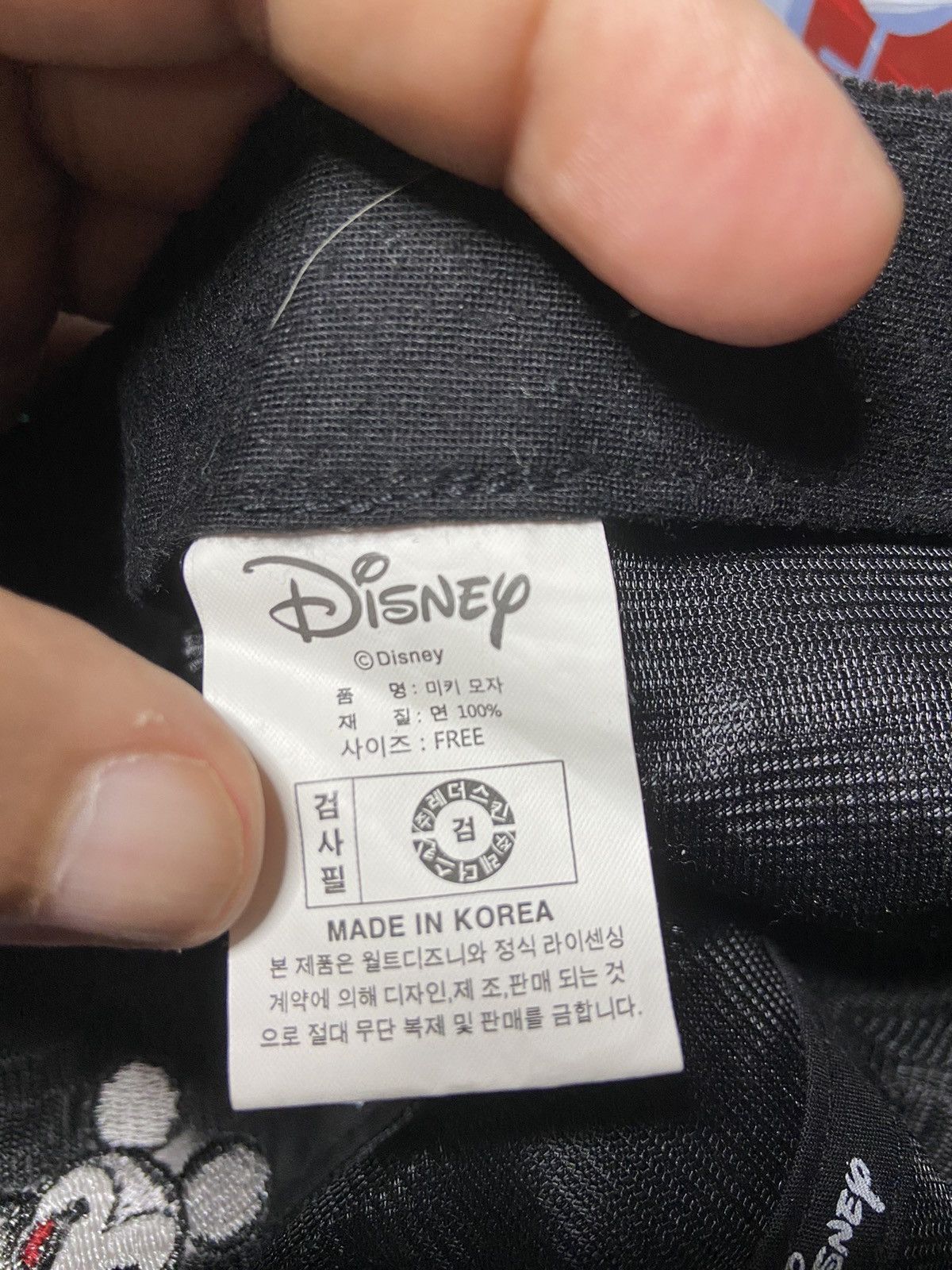 Disney MICKEY MOUSE CORDUROY LEATHERSKIN CAP Size ONE SIZE - 6 Thumbnail