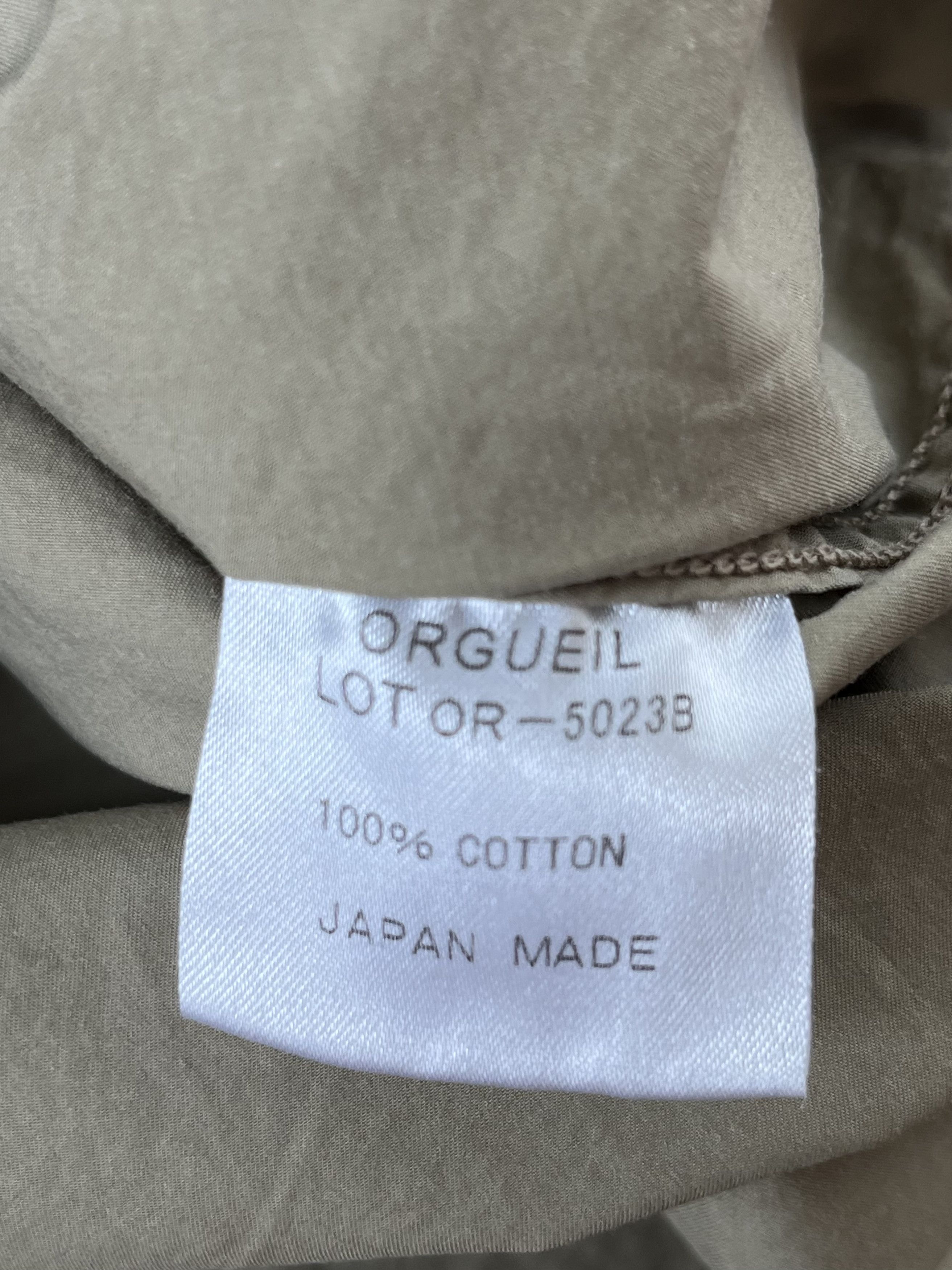 Orgueil Orgueil Japan Made by Studio Dartisan Classic Work Shirt S Size US S / EU 44-46 / 1 - 20 Thumbnail