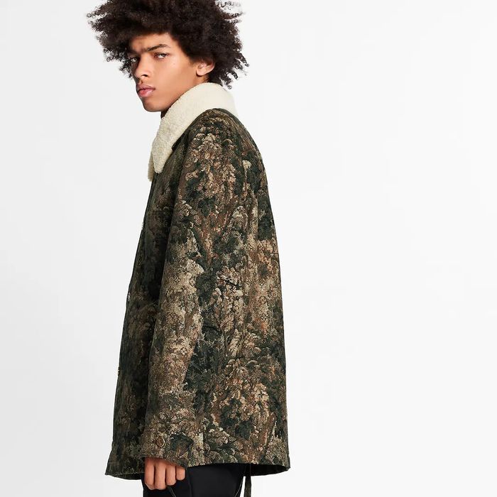 Louis Vuitton Tapestry 3-in-1 Shearling Denim Jacket