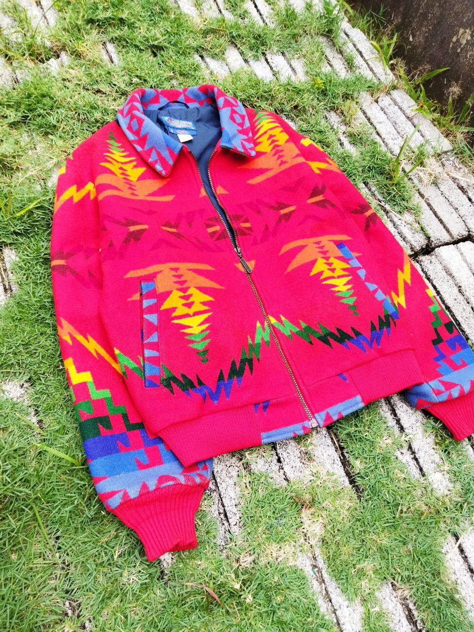 image of Cashmere Wool x Pendleton VTG Pendleton Chief Joseph Highgrade Westernwear Wool Jacket in Red (Size