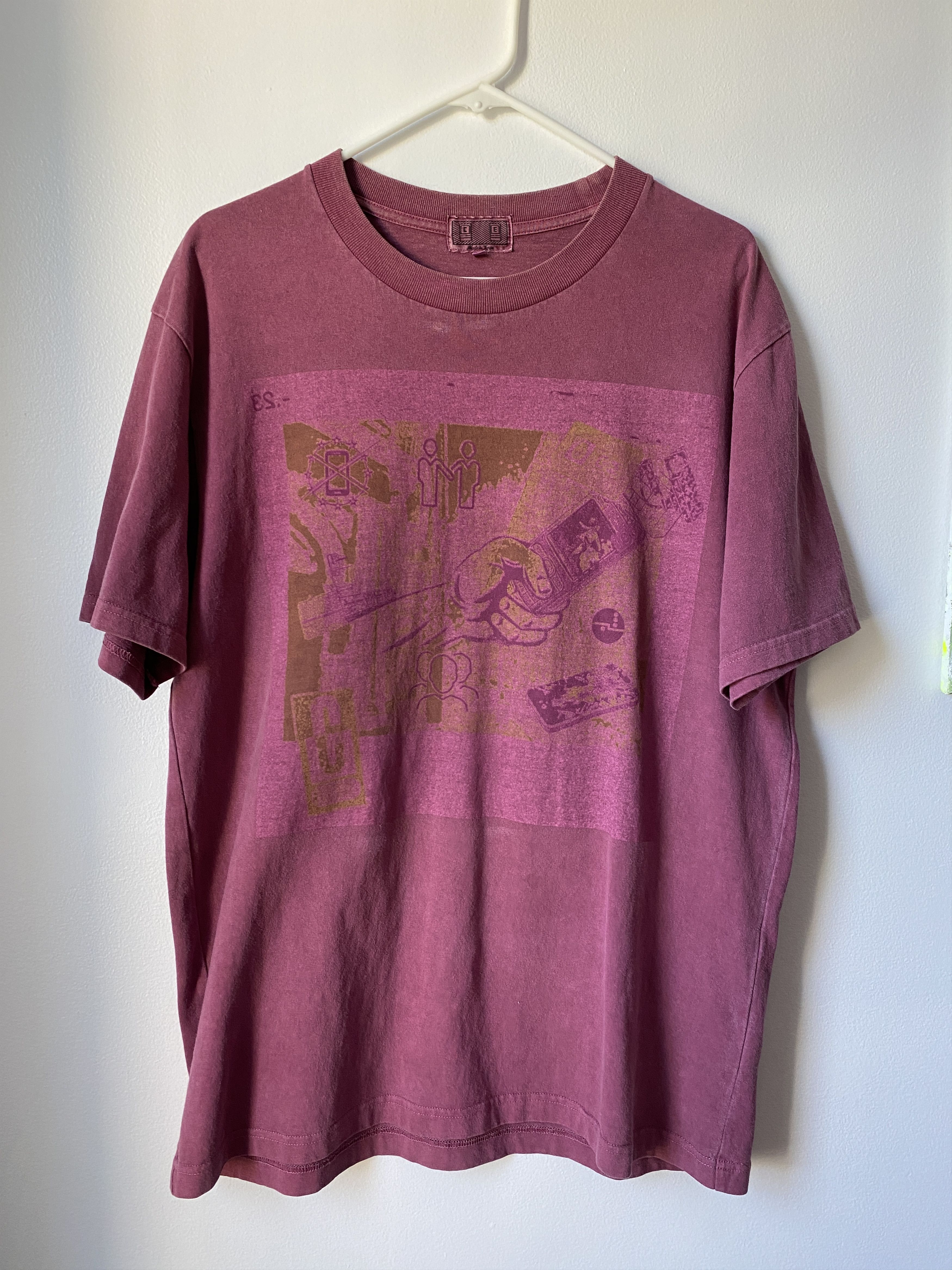 Cav Empt Can Empt Purple Overdyed Memories T-Shirt | Grailed