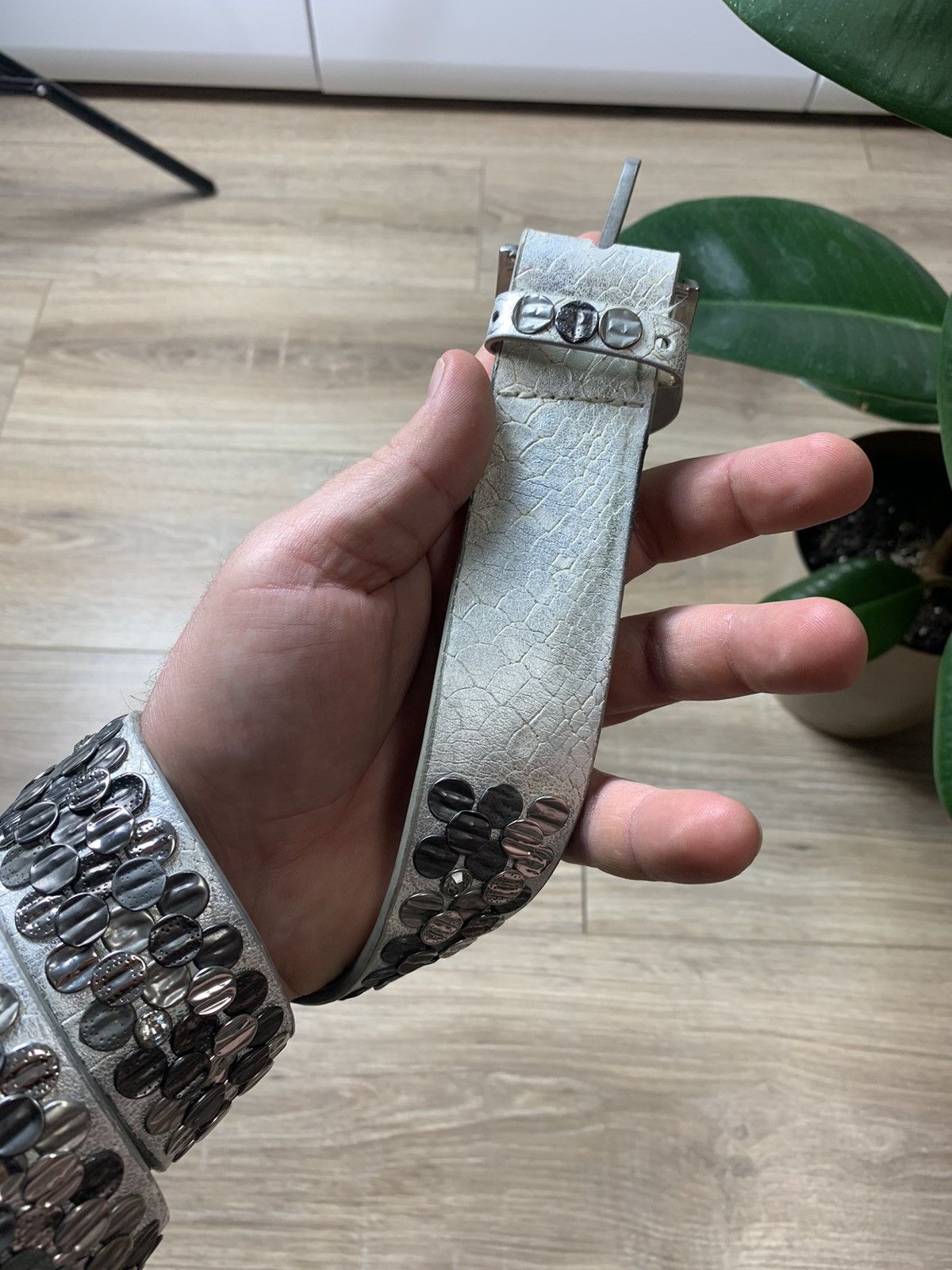 VINTAGE RHINESTONES BELT BB SIMON STYLE