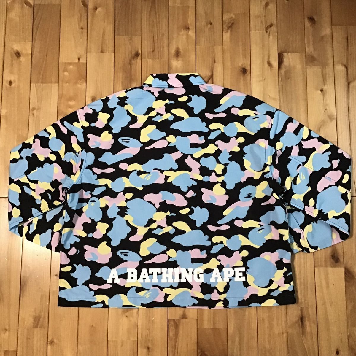 Bape BAPE cotton candy camo coach jacket multi camo a bathing ape Size US XL / EU 56 / 4 - 2 Thumbnail