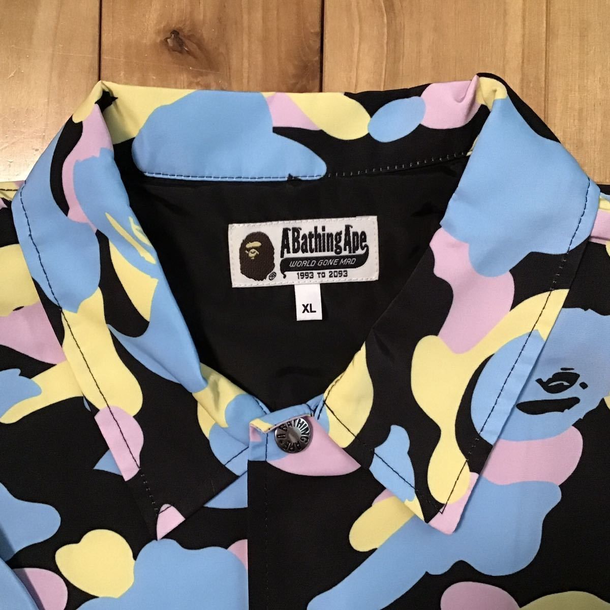 Bape BAPE cotton candy camo coach jacket multi camo a bathing ape Size US XL / EU 56 / 4 - 6 Thumbnail