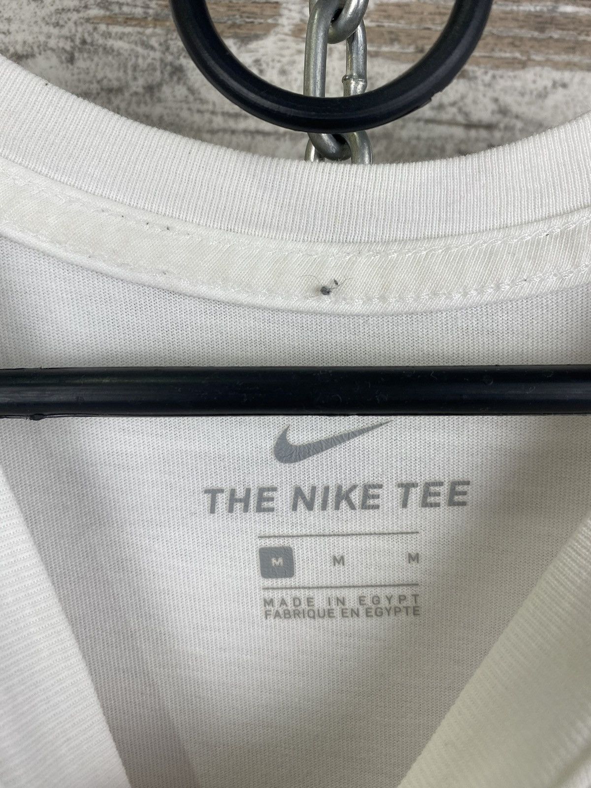 Nike × Vintage Mens Vintage distressed Nike T-shirt rare tee y2k big logo Size US M / EU 48-50 / 2 - 10 Thumbnail