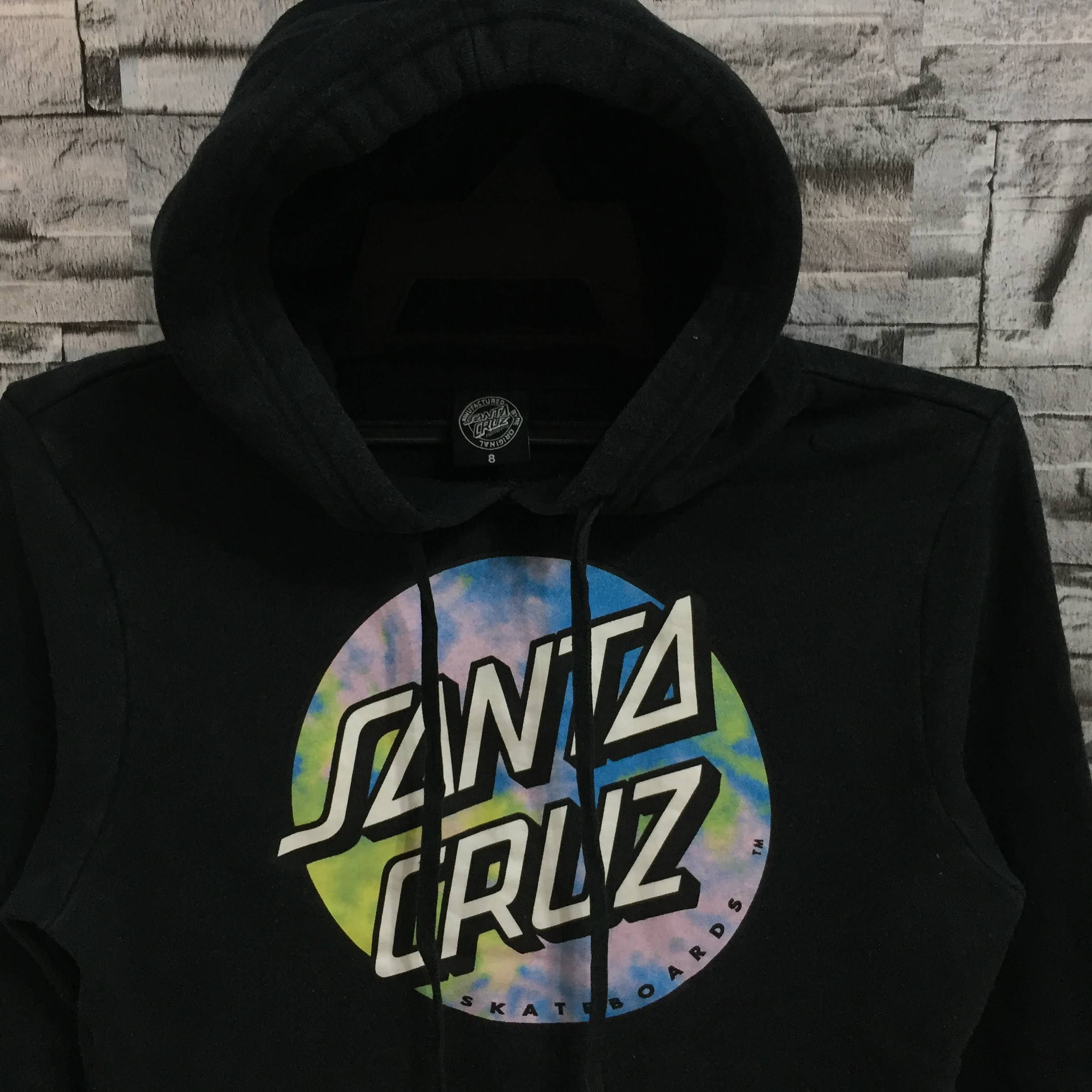Santa Cruz Skateboards Vintage Santa Cruz hoodie big logo skateboard size 8 fit S Size US S / EU 44-46 / 1 - 3 Thumbnail