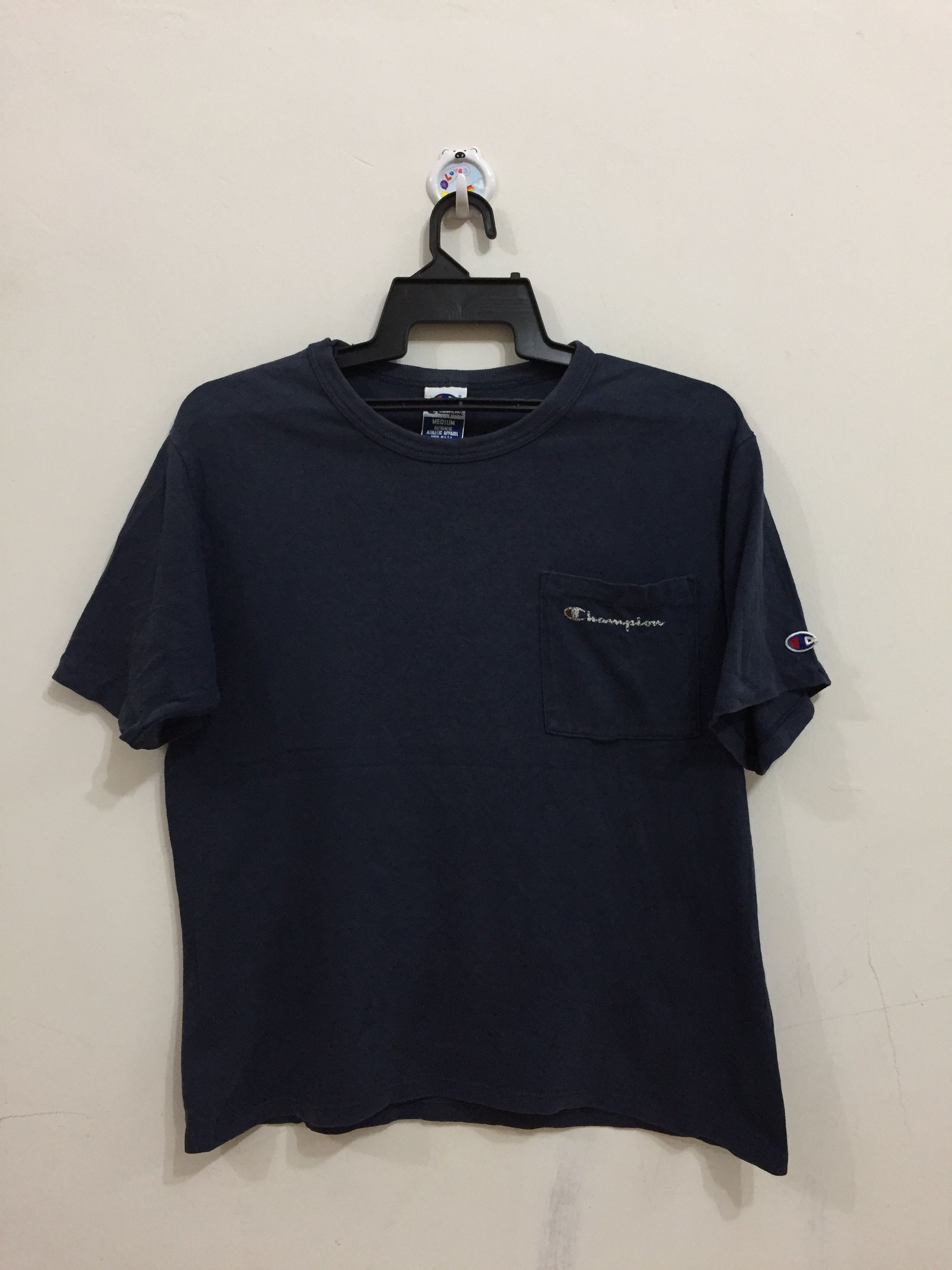 Champion Vintage CHAMPION t shirt usa single pocket size M Size US M / EU 48-50 / 2 - 1 Thumbnail