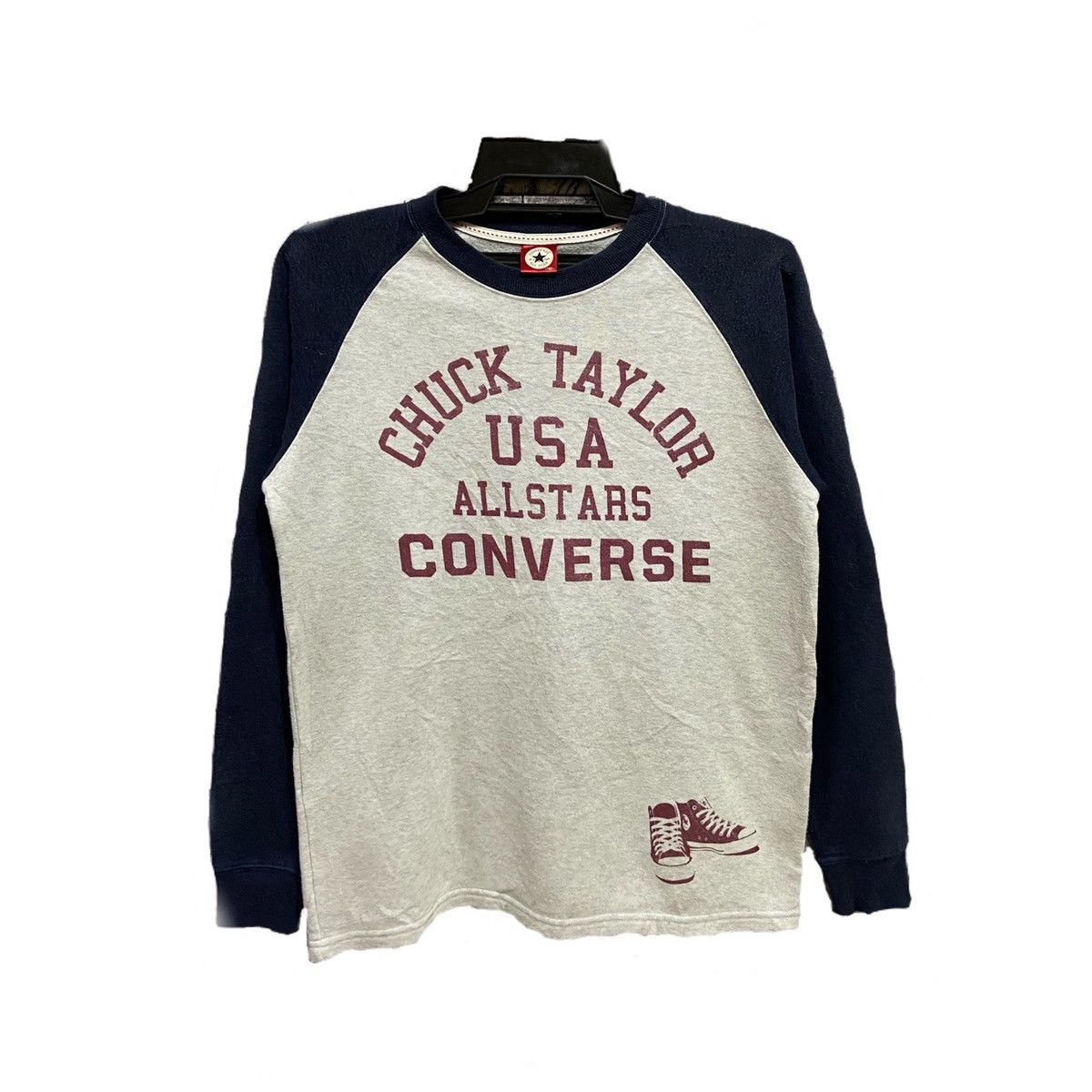 Converse Vintage Converse sweatshirt big design size 160 fit M Size US M / EU 48-50 / 2 - 1 Thumbnail
