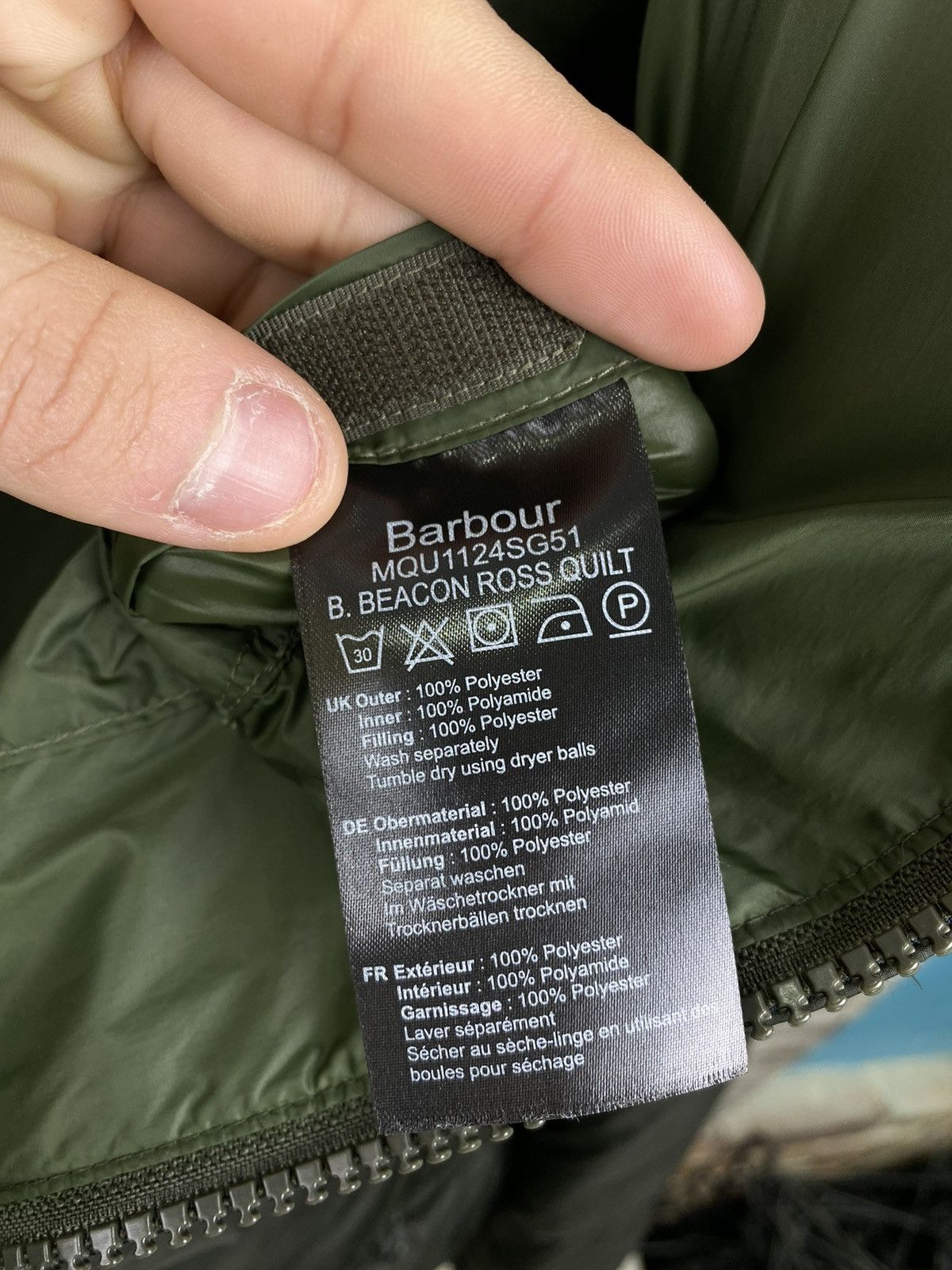 Barbour Mens BARBOUR BEACON ROSS QUILT JACKET Size US M / EU 48-50 / 2 - 21 Thumbnail