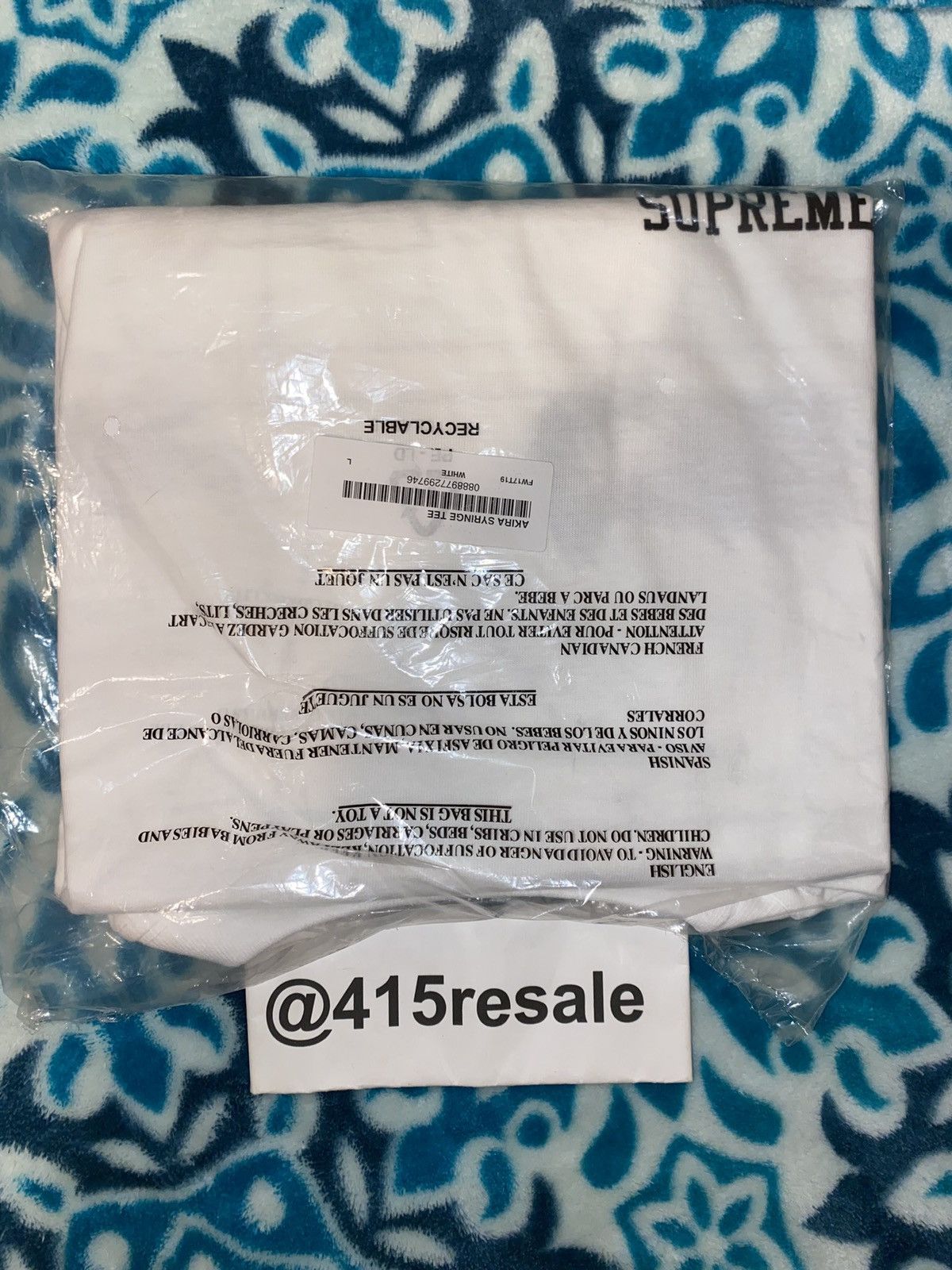 Supreme Supreme AKIRA Syringe Tee Size US L / EU 52-54 / 3 - 10 Thumbnail