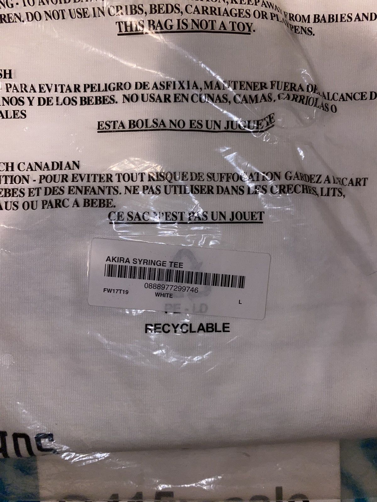 Supreme Supreme AKIRA Syringe Tee Size US L / EU 52-54 / 3 - 8 Thumbnail