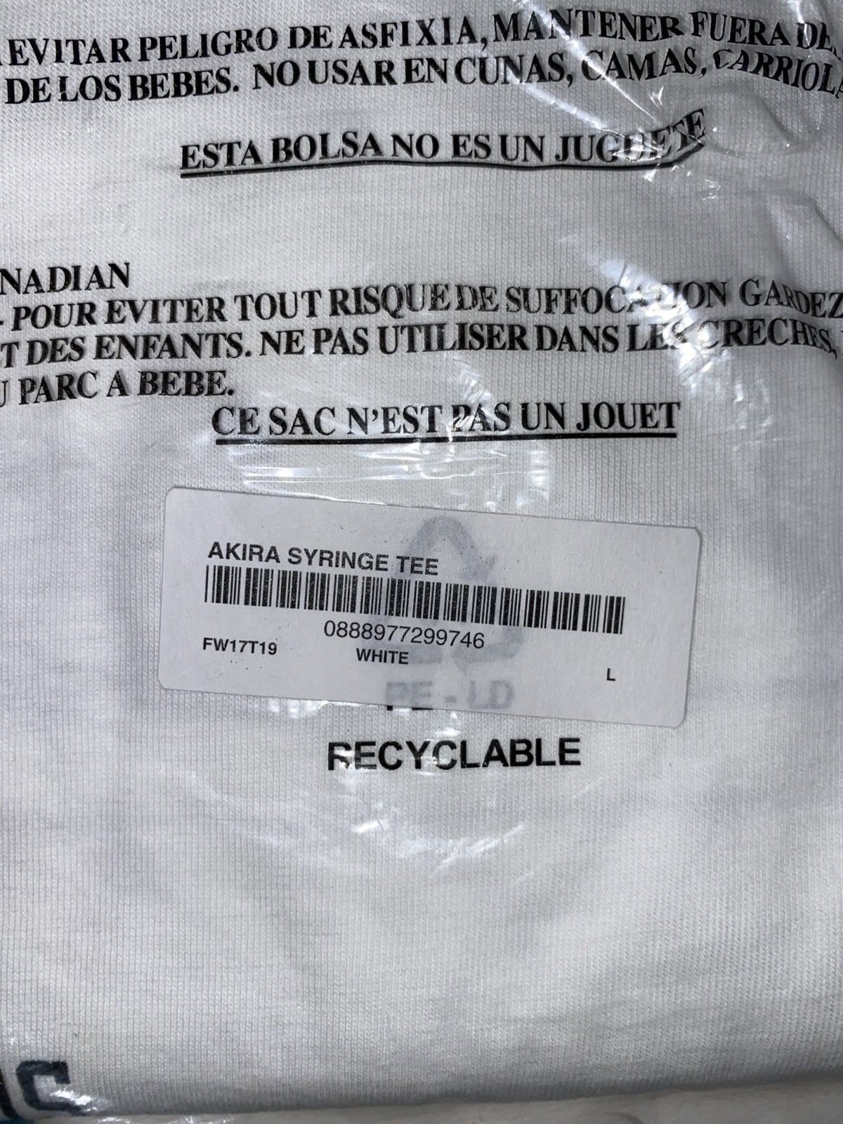 Supreme Supreme AKIRA Syringe Tee Size US L / EU 52-54 / 3 - 4 Thumbnail