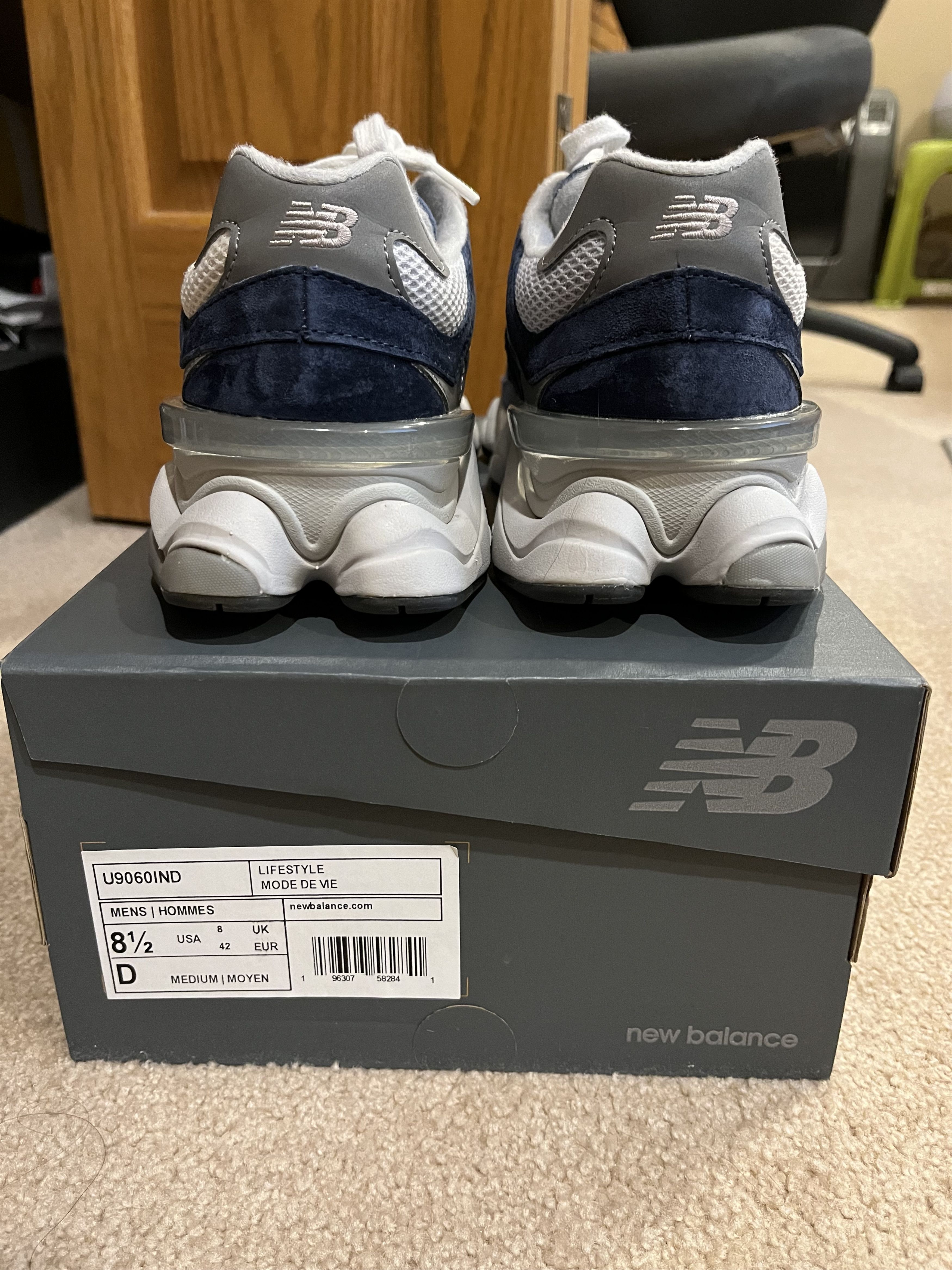 New Balance NB 9060 Natural Indigo Size US 8.5 / EU 41-42 - 5 Thumbnail
