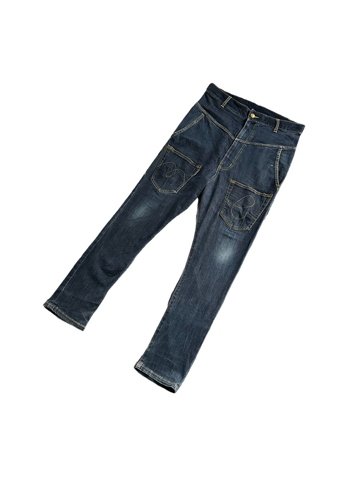 Issey Miyake AW14 - Mercibeaucoup high rise hybrid jeans Size US 32 / EU 48 - 3 Thumbnail