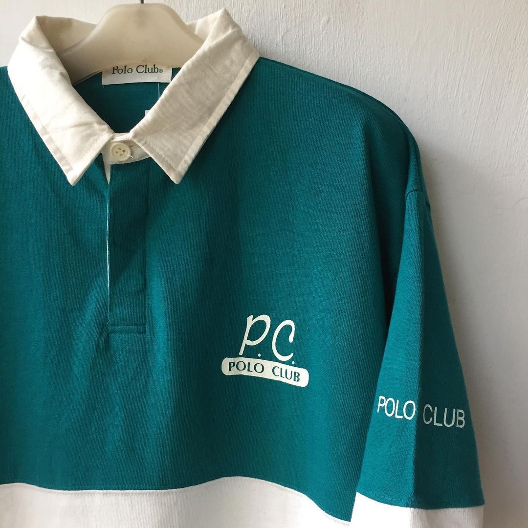 Beverly Hills Polo Club × Vintage 🔥Vintage Polo Club Rugby T-Shirt Big Logo Spellout Size US L / EU 52-54 / 3 - 2 Thumbnail