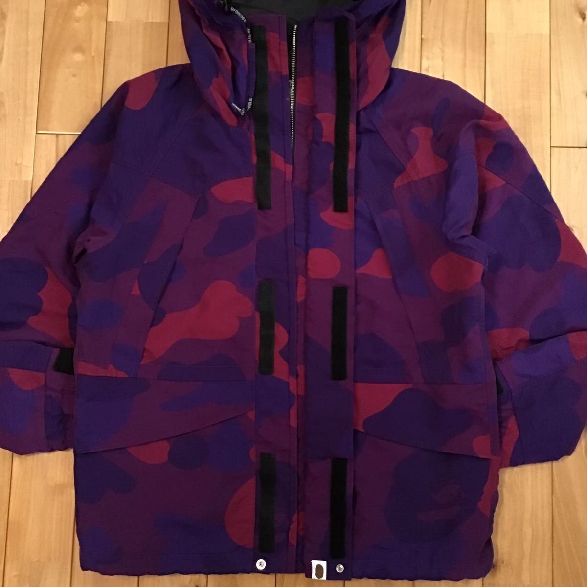 Bape BAPE Giant camo snowboard jacket Purple camo a bathing ape Size US L / EU 52-54 / 3 - 2 Thumbnail