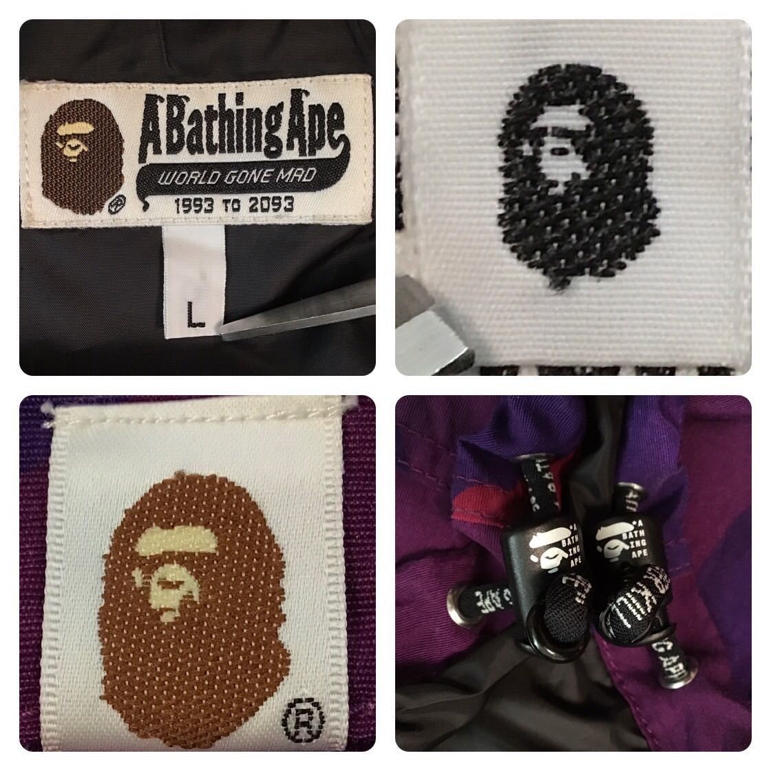 Bape BAPE Giant camo snowboard jacket Purple camo a bathing ape Size US L / EU 52-54 / 3 - 8 Thumbnail