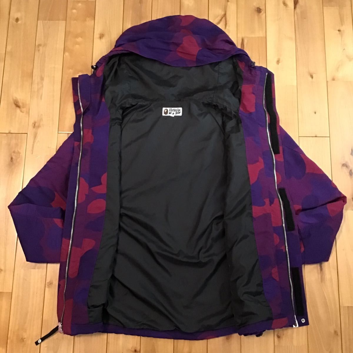 Bape BAPE Giant camo snowboard jacket Purple camo a bathing ape Size US L / EU 52-54 / 3 - 3 Thumbnail