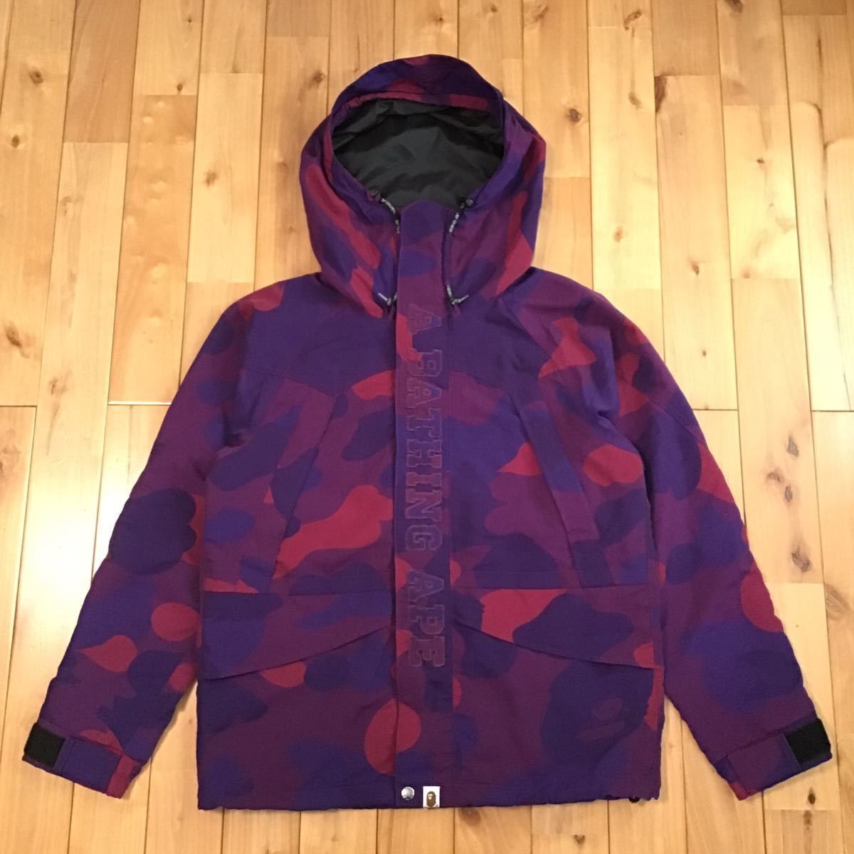 Bape BAPE Giant camo snowboard jacket Purple camo a bathing ape ...