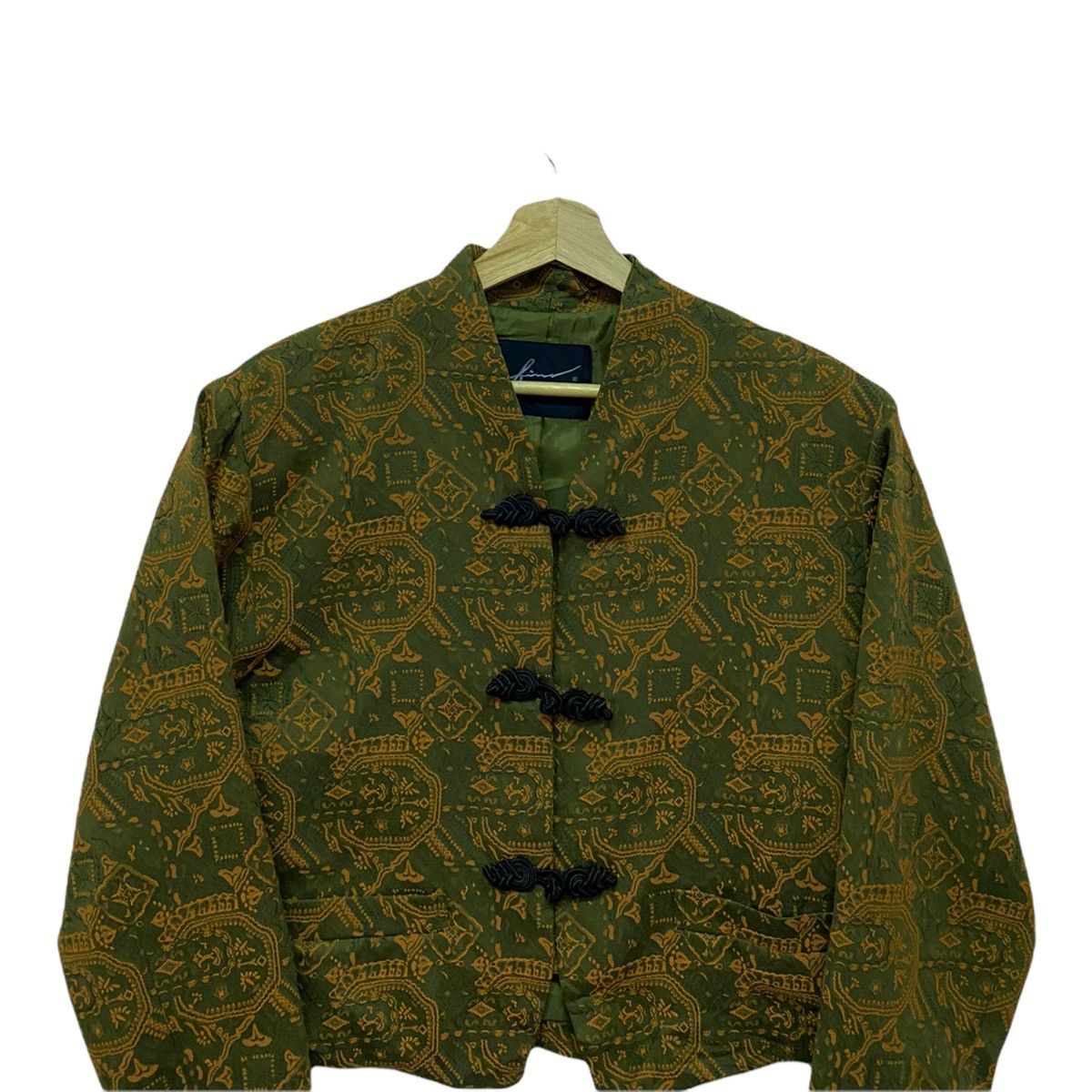 Japanese Brand VINTAGE JAPANESE KIMONO CHINESE STYLE BUTTON CROPPED Size US S / EU 44-46 / 1 - 5 Thumbnail