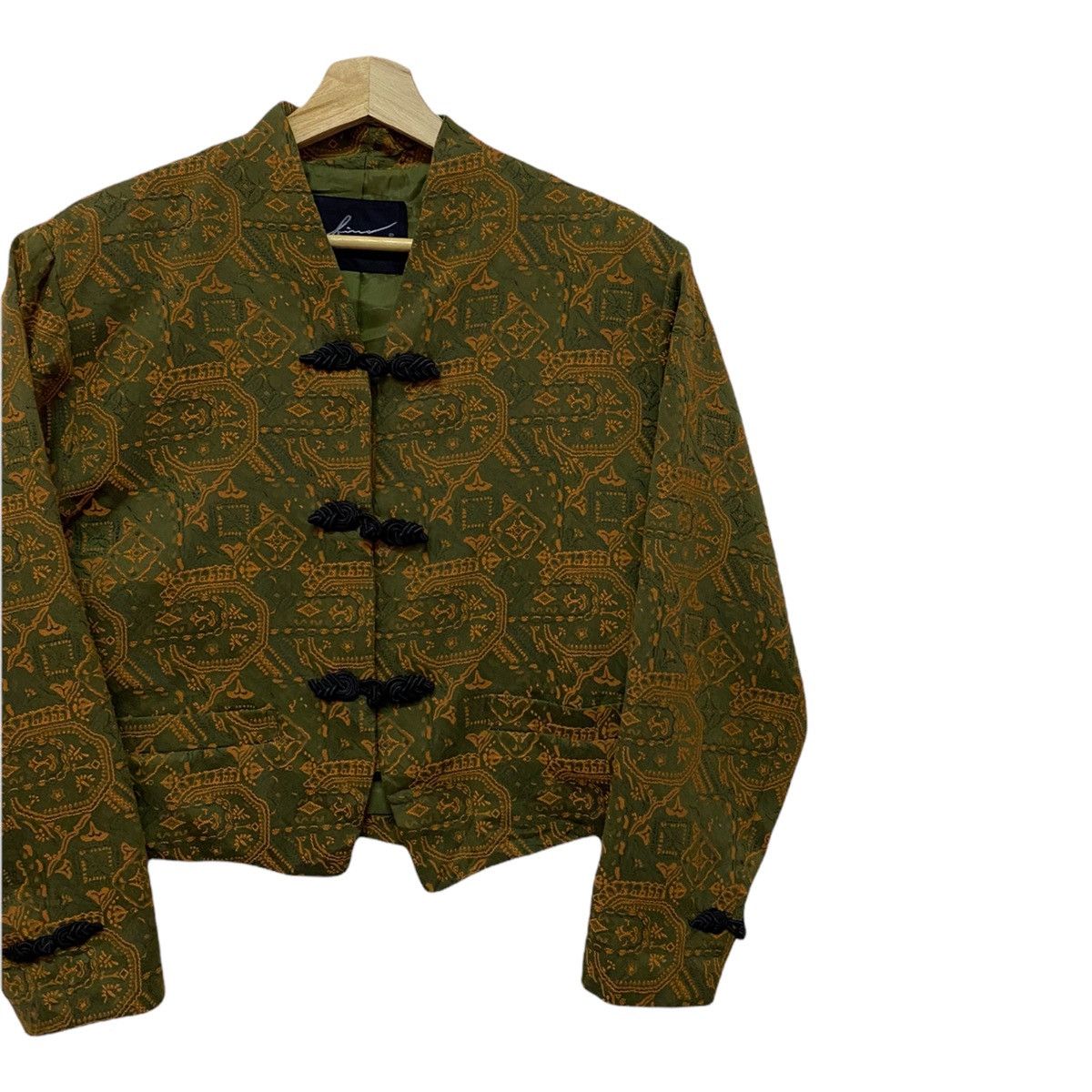 Japanese Brand VINTAGE JAPANESE KIMONO CHINESE STYLE BUTTON CROPPED Size US S / EU 44-46 / 1 - 8 Thumbnail