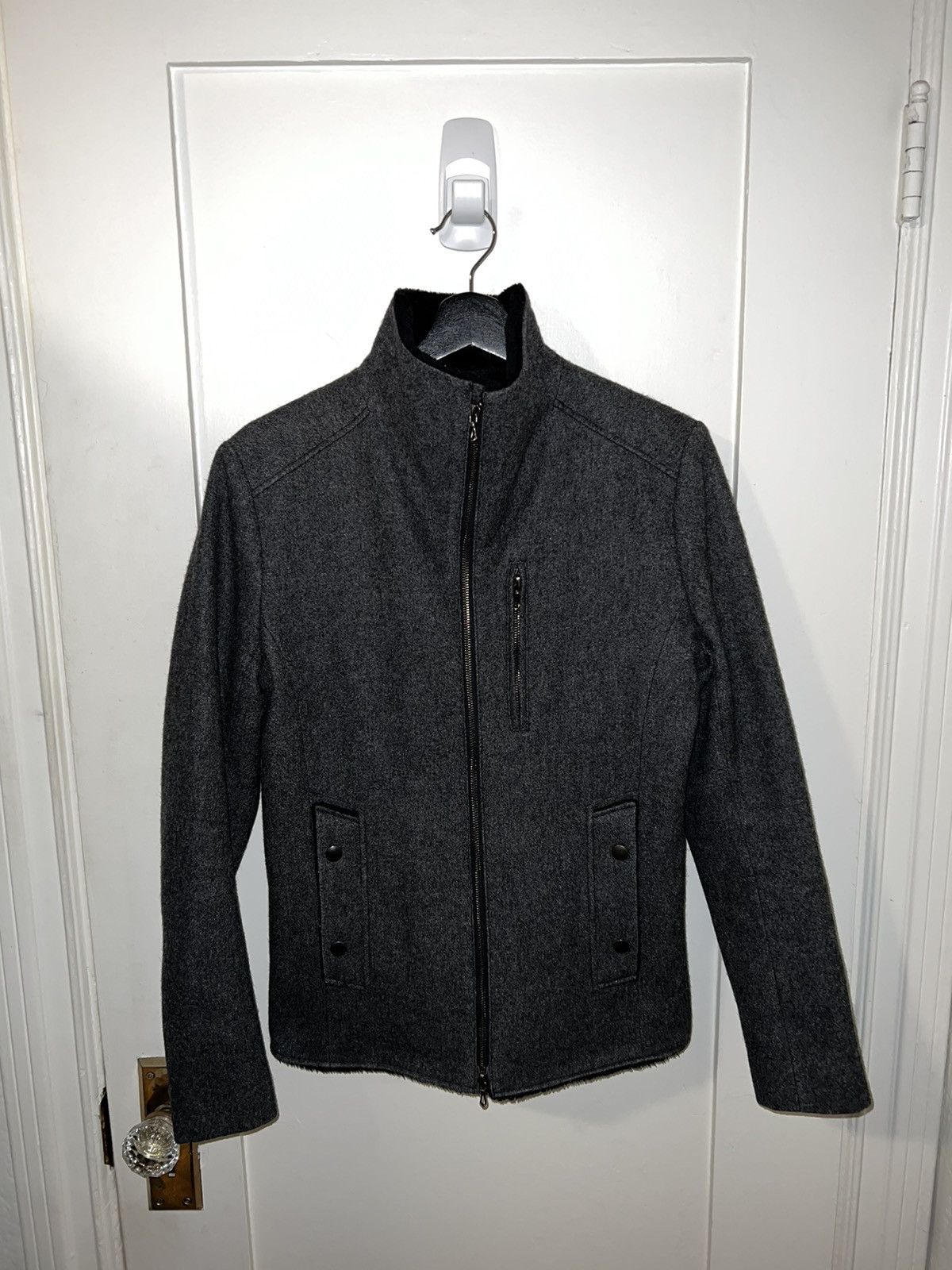 Diet Butcher Slim Skin Diet butcher slim skin wool zip up jacket 