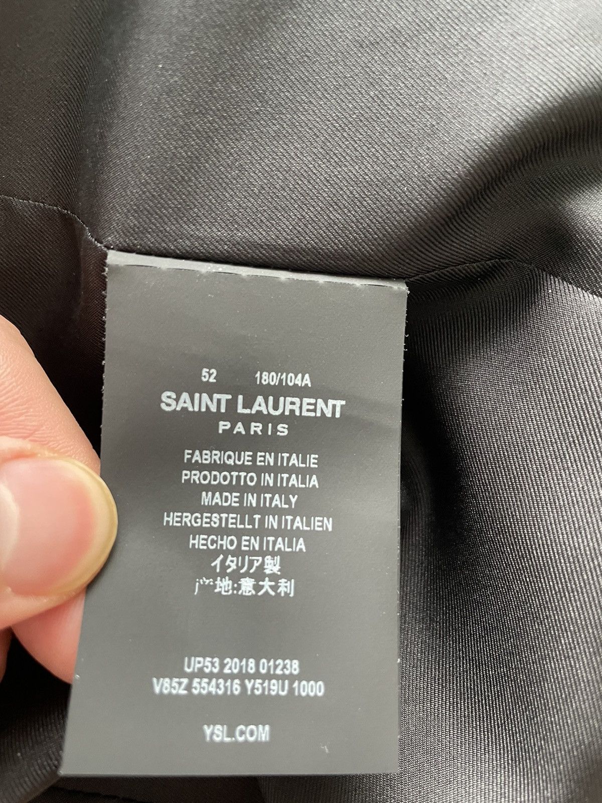 Saint Laurent Paris $4,400 Super Runway Saint Laurent Royal Blazer Size 52R - 24 Thumbnail
