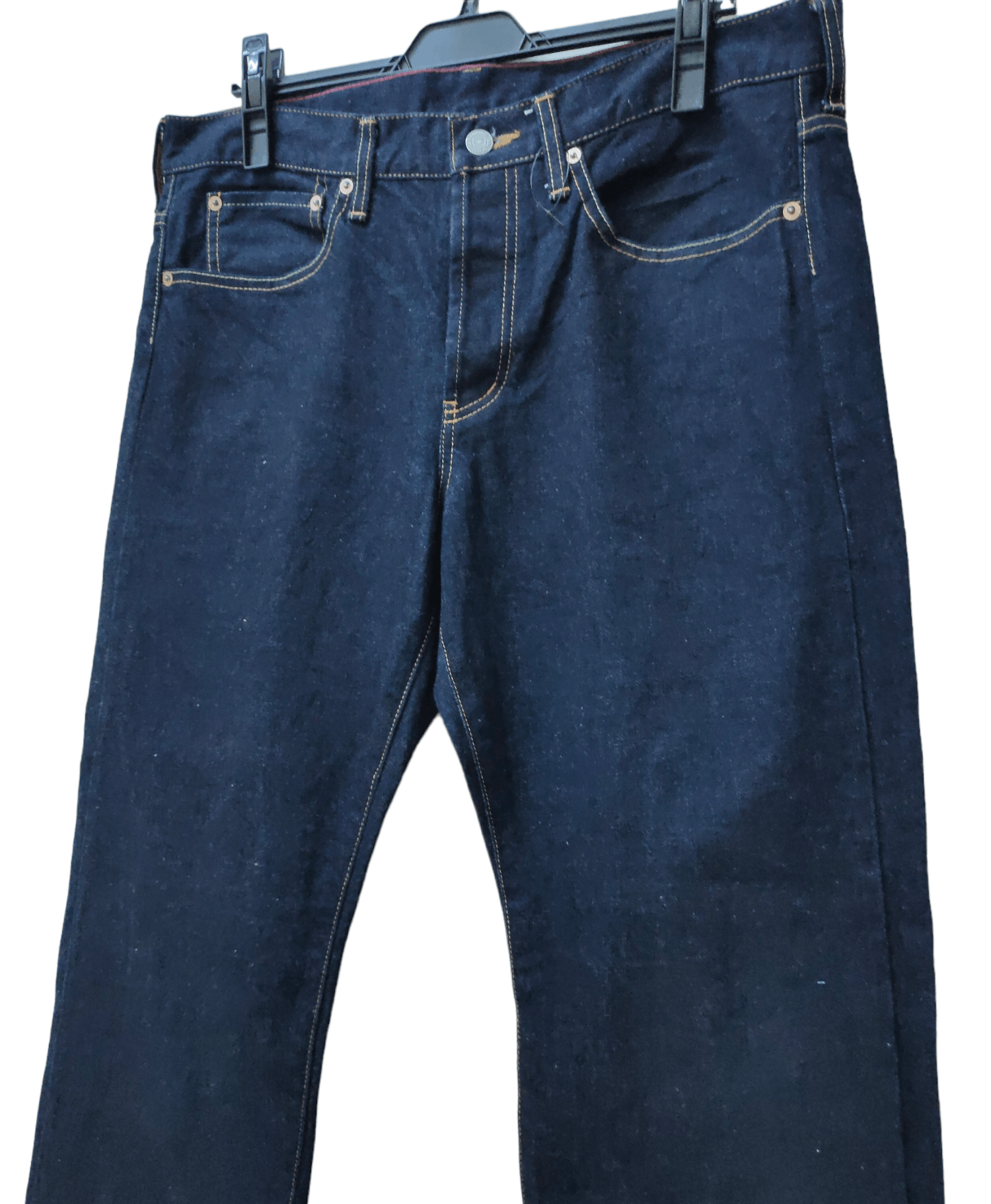 image of Beauty Beast x Indigo Soul Of Freedom Indigo Dye Made In Japan Selvedge Jeans in Indigo Blue, Women