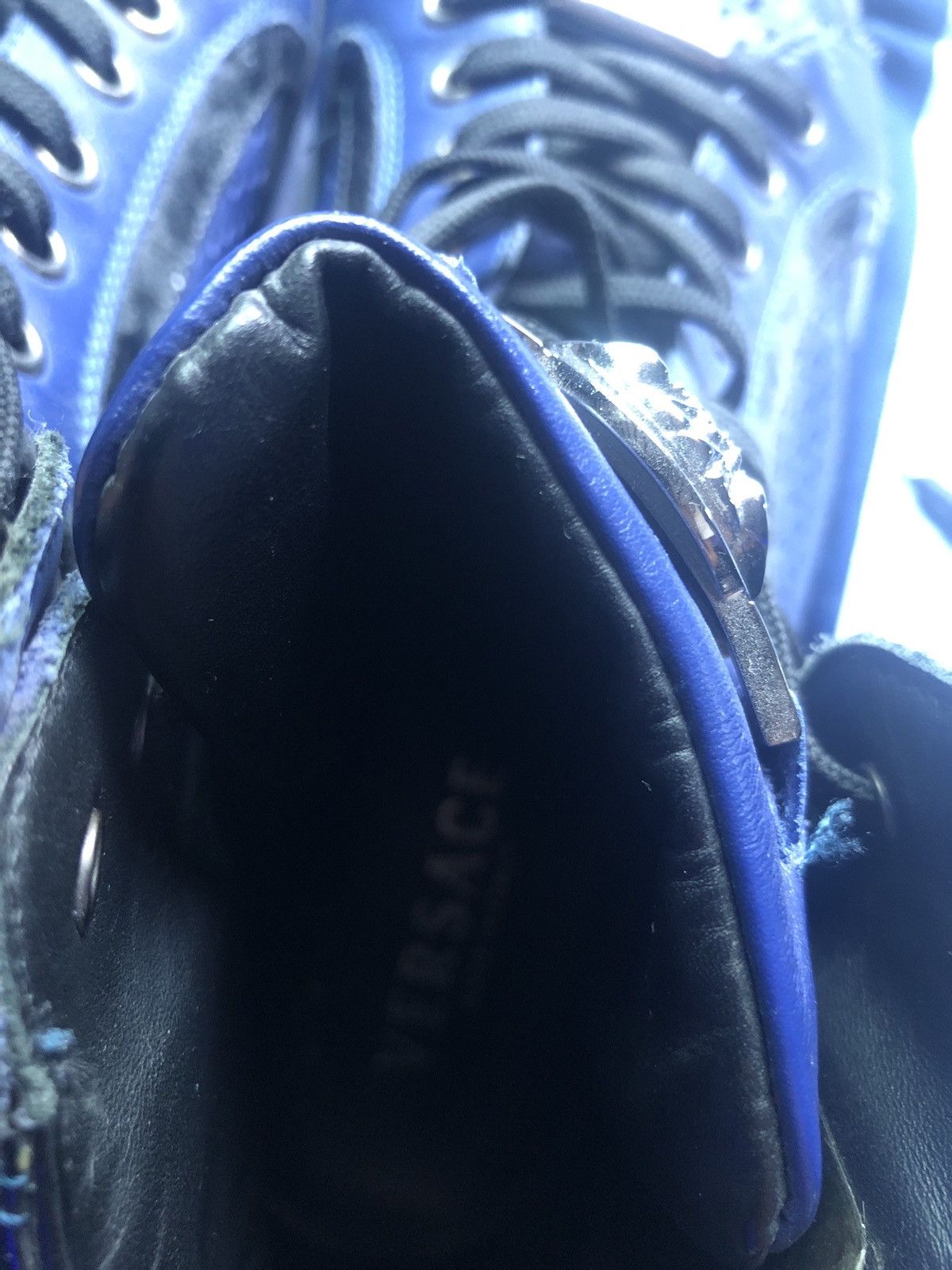 Versace NEW VERSACE MEDUSA MENS HIGH TOP SHOE(RARE) Size US 9.5 / EU 42-43 - 4 Thumbnail