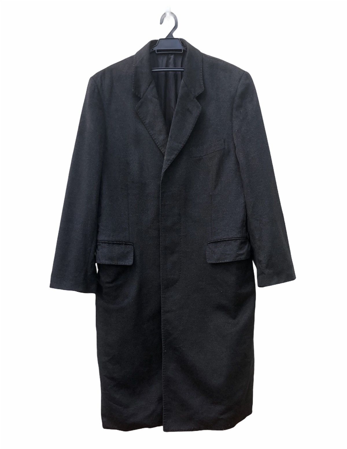 Balmain × Pierre Balmain Black Balmain Tench Coat Wool Pierre Balmain Luxury Size US M / EU 48-50 / 2 - 3 Thumbnail