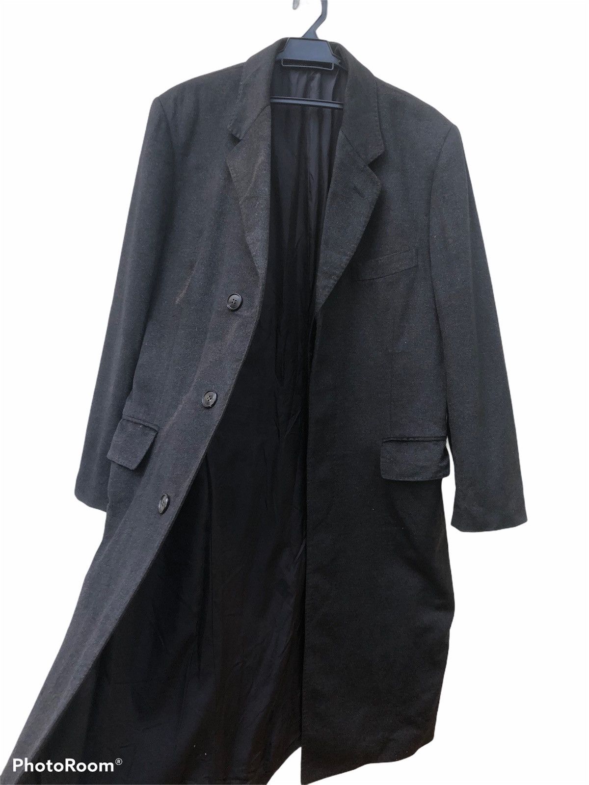 Balmain × Pierre Balmain Black Balmain Tench Coat Wool Pierre Balmain Luxury Size US M / EU 48-50 / 2 - 4 Thumbnail