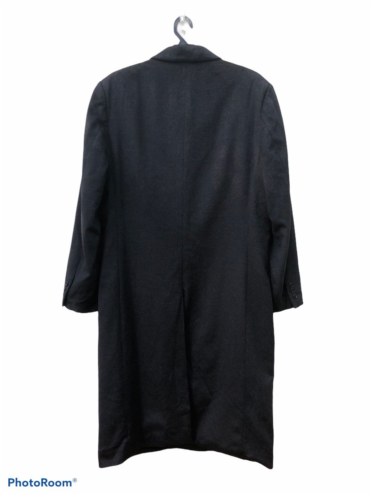 Balmain × Pierre Balmain Black Balmain Tench Coat Wool Pierre Balmain Luxury Size US M / EU 48-50 / 2 - 2 Thumbnail