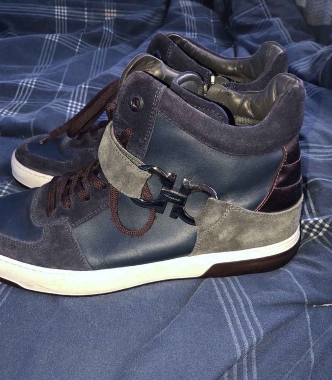 Salvatore Ferragamo Men’s Ferragamo designer shoe(RARE) Size US 9 / EU 42 - 5 Thumbnail