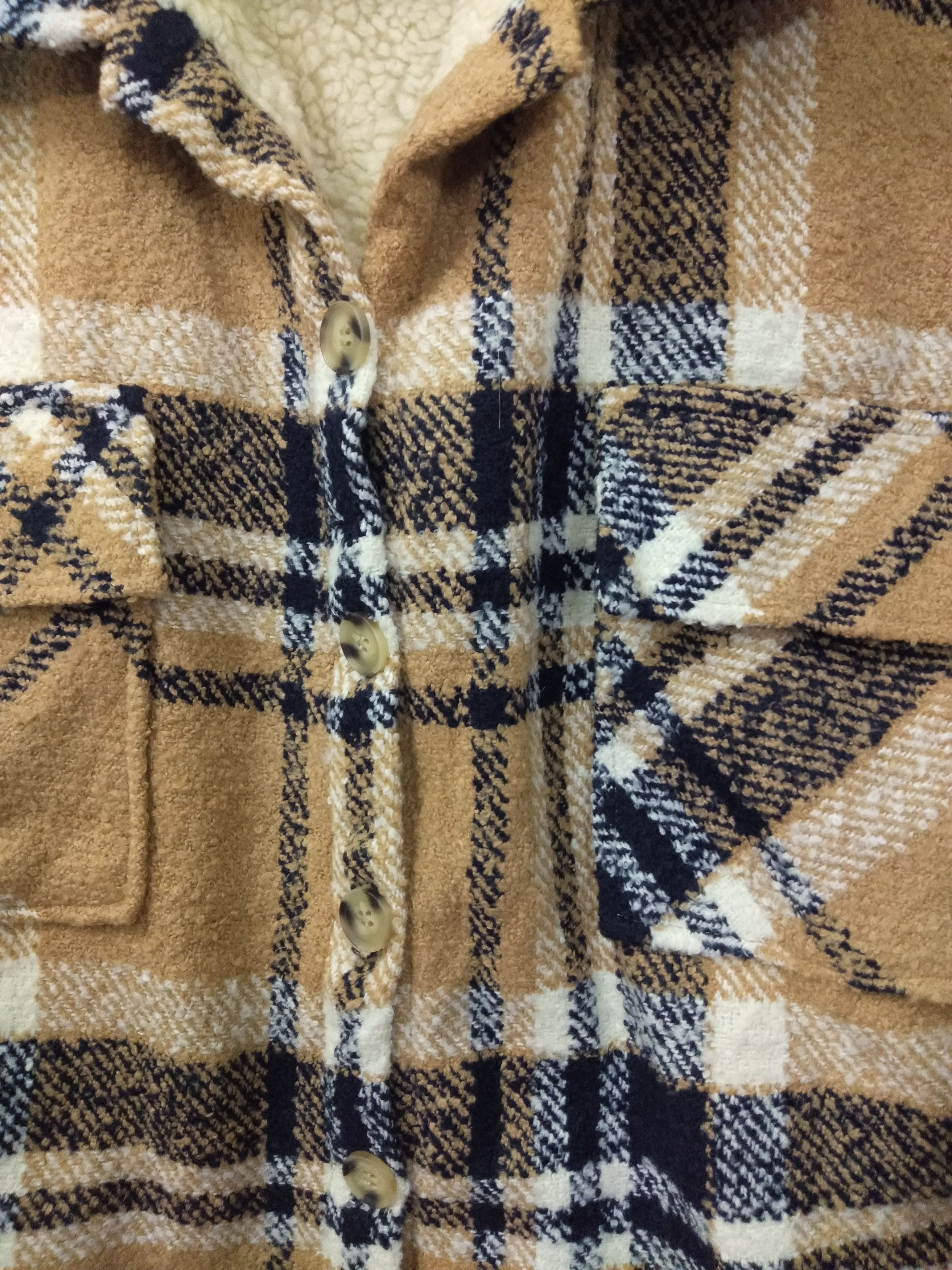 Japanese Brand Checked Jacket with Sherpa lining Size US M / EU 48-50 / 2 - 5 Thumbnail
