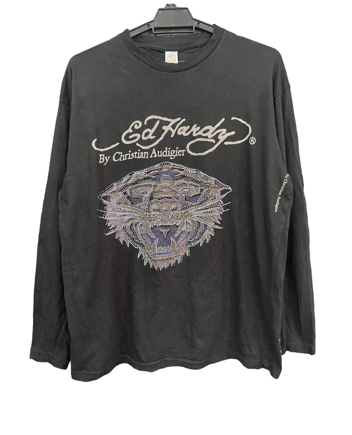 Christian Audigier EdHardy Long Sleeve Tshirt Size XXL / US 16-18 / IT 52-54 - 1 Thumbnail