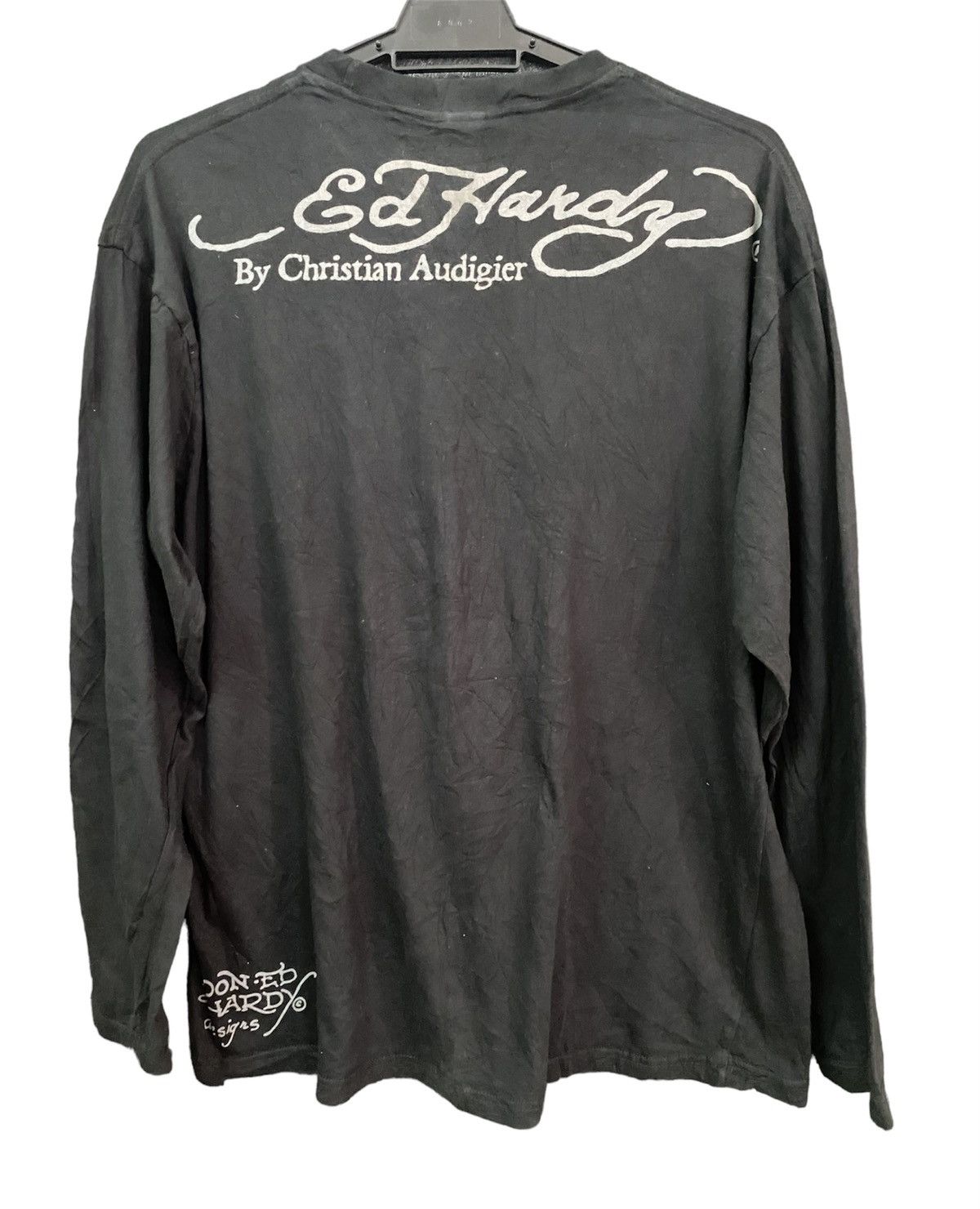 Christian Audigier EdHardy Long Sleeve Tshirt Size XXL / US 16-18 / IT 52-54 - 2 Thumbnail