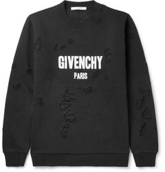 Givenchy on sale destroyed sweatshirt