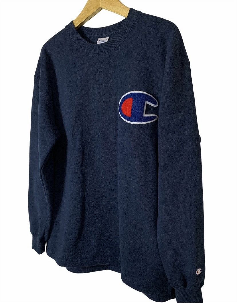 Issey Miyake Vintage issey miyake ne-net x champion big logo sweatshirt Size US L / EU 52-54 / 3 - 1 Thumbnail
