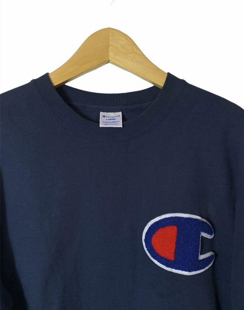 Issey Miyake Vintage issey miyake ne-net x champion big logo sweatshirt Size US L / EU 52-54 / 3 - 4 Thumbnail