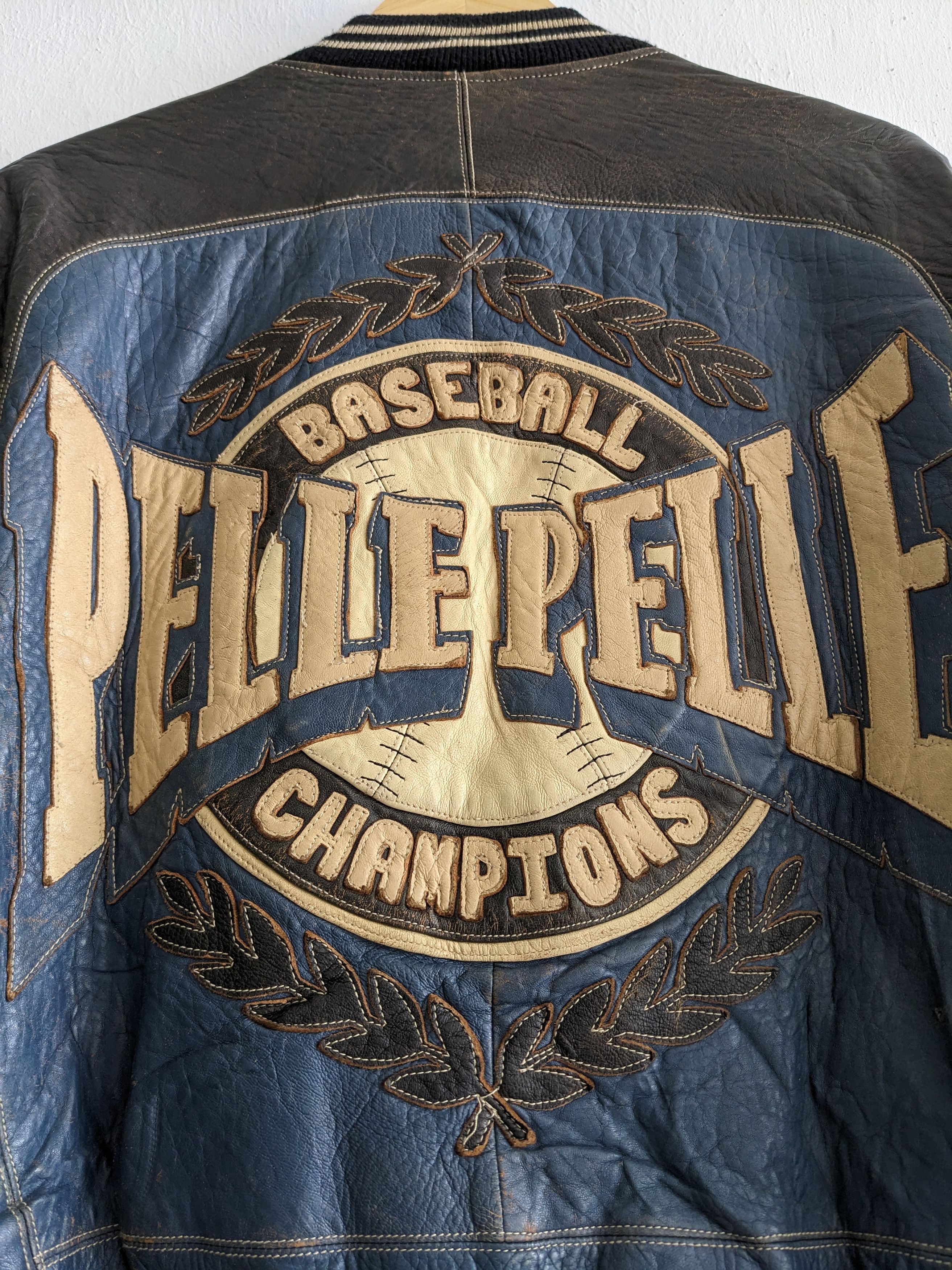 Japanese Brand × Vintage Gacca Vintage Leather Varsity Jacket Size US L / EU 52-54 / 3 - 10 Thumbnail