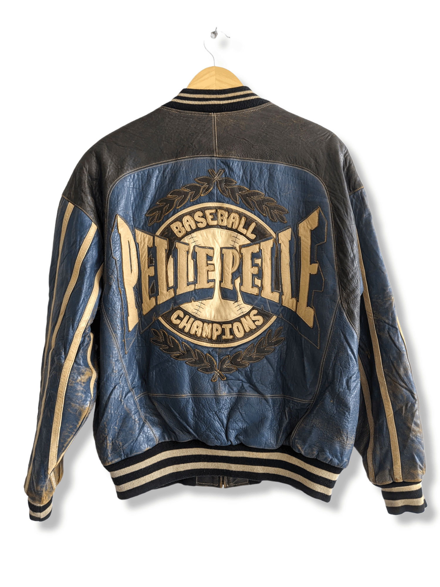 Japanese Brand × Vintage Gacca Vintage Leather Varsity Jacket Size US L / EU 52-54 / 3 - 1 Thumbnail
