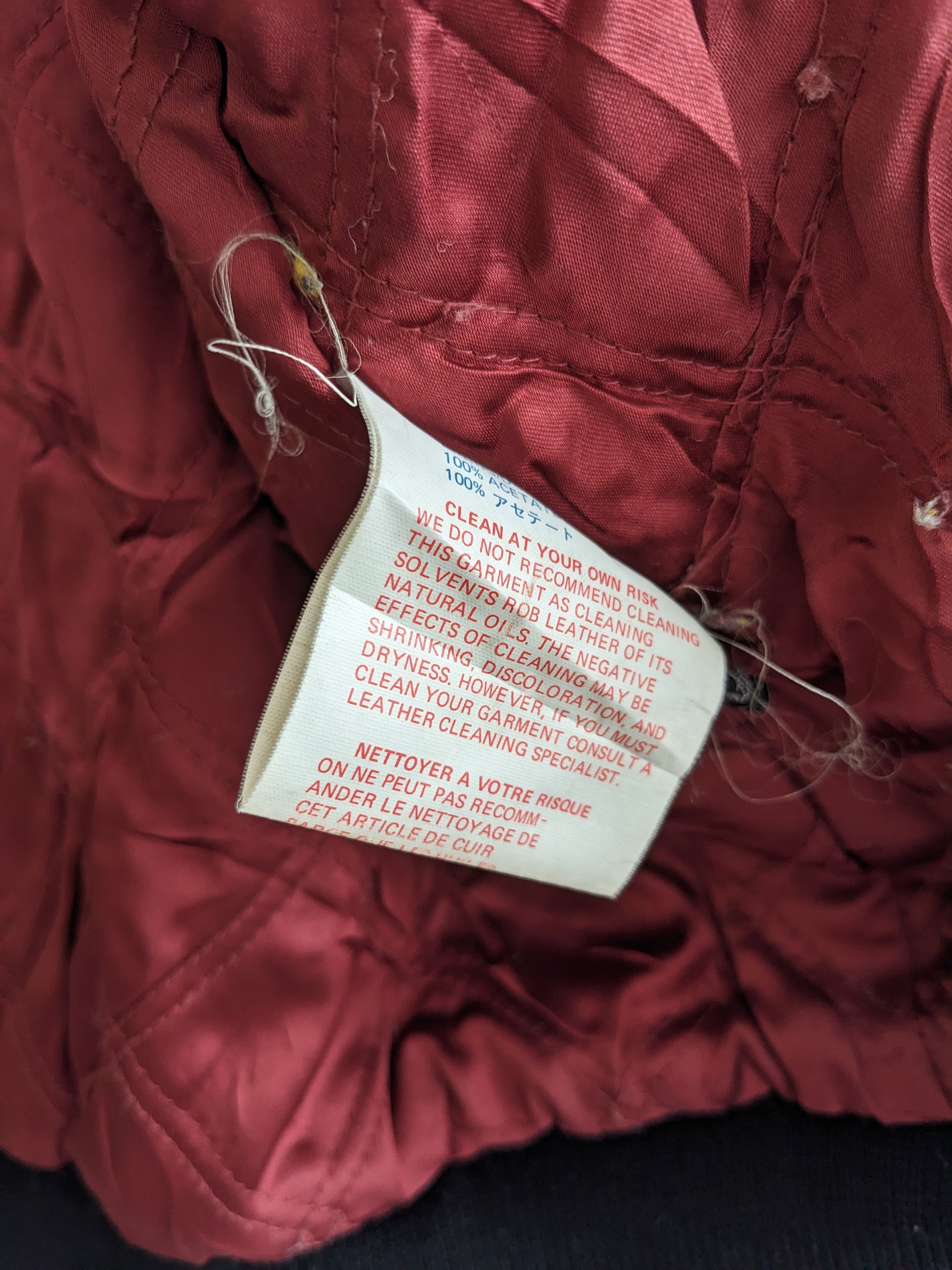 Japanese Brand × Vintage Gacca Vintage Leather Varsity Jacket Size US L / EU 52-54 / 3 - 12 Thumbnail