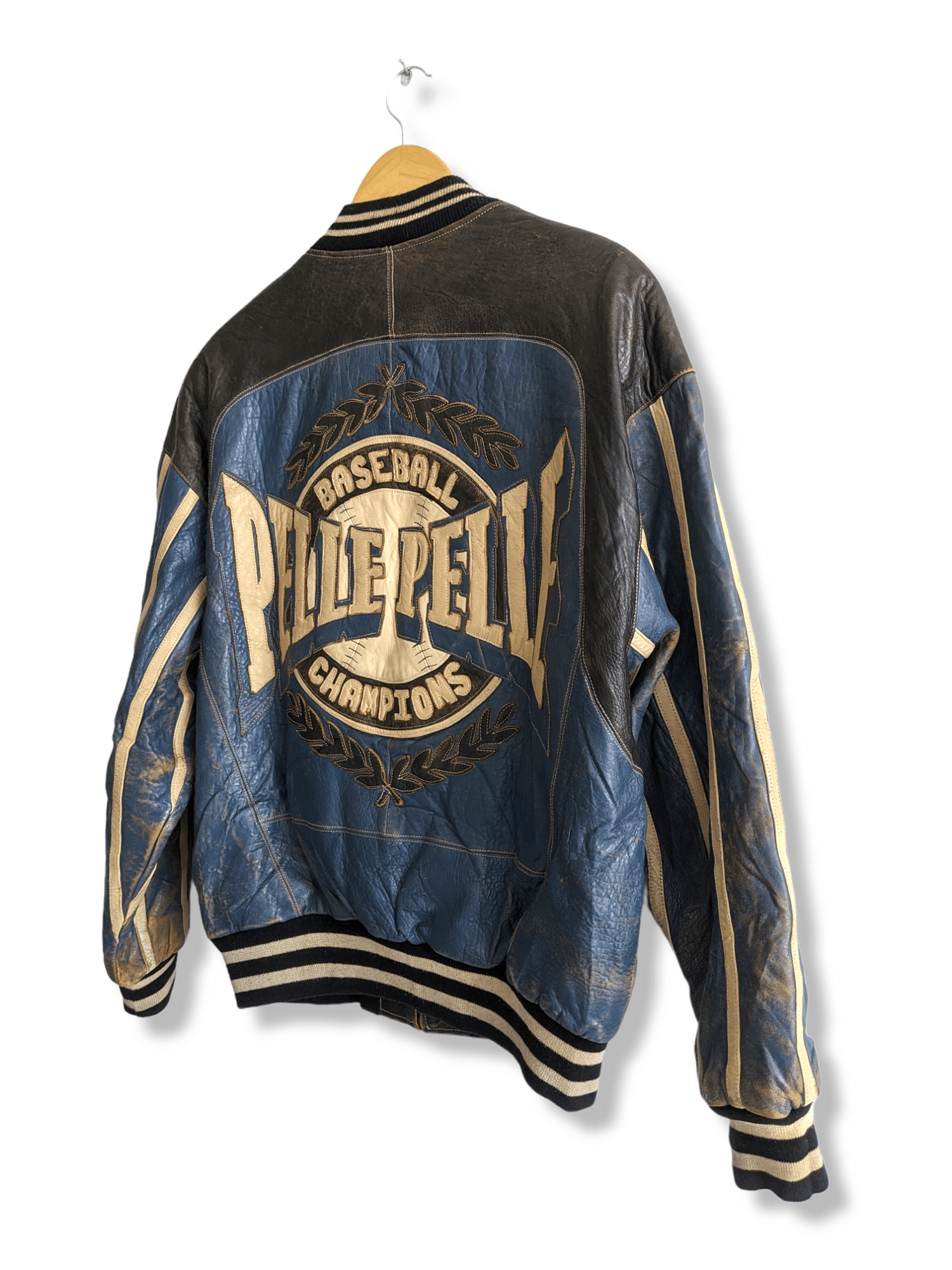 Japanese Brand × Vintage Gacca Vintage Leather Varsity Jacket Size US L / EU 52-54 / 3 - 4 Thumbnail