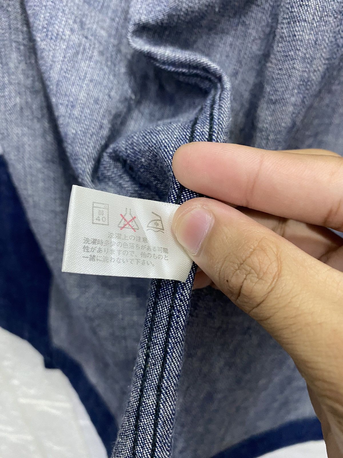 Blue Blue Japan 🔥BLUE BLUE JAPAN H. RANCH MARKET DENIM BUTTON CHORE JACKET Size US M / EU 48-50 / 2 - 14 Thumbnail