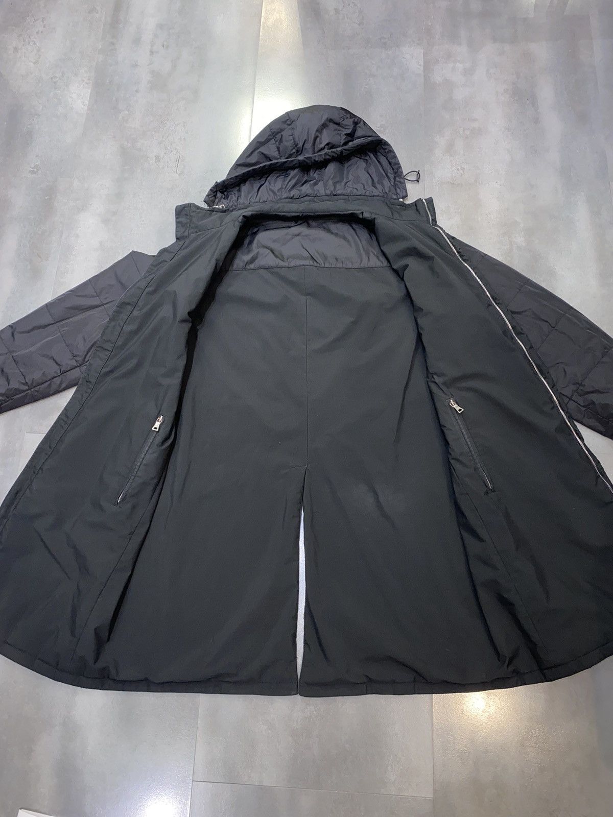 Prada AW09 Prada Reversible Technical Black Hooded Parka Size US XL / EU 56 / 4 - 11 Thumbnail
