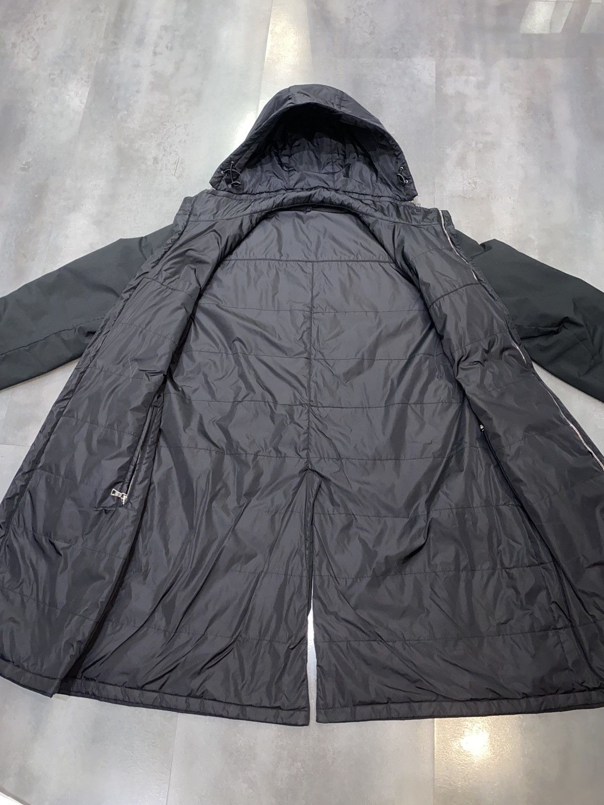 Prada AW09 Prada Reversible Technical Black Hooded Parka Size US XL / EU 56 / 4 - 16 Thumbnail