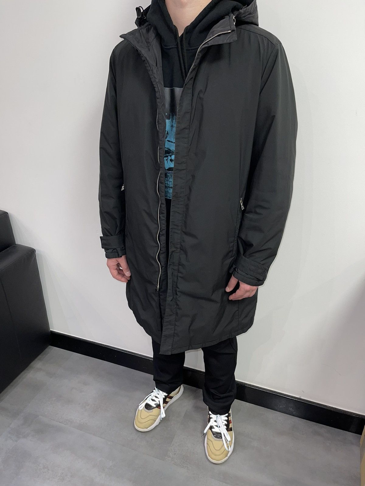 Prada AW09 Prada Reversible Technical Black Hooded Parka Size US XL / EU 56 / 4 - 1 Thumbnail