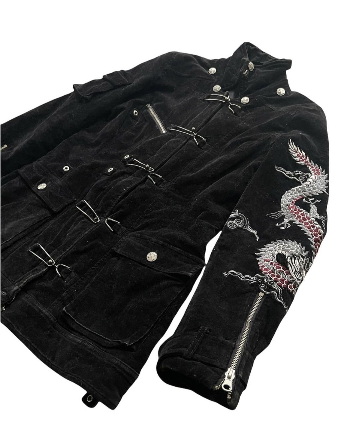 Japanese Brand Vintage Ozz On Sukajan Dragon Jacket Size US S / EU 44-46 / 1 - 2 Thumbnail