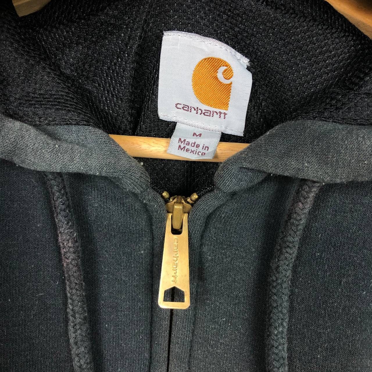 Carhartt × Vintage Baggy Style Vintage 90s Carhatt Hoodie Sweatshirt Size US L / EU 52-54 / 3 - 7 Thumbnail