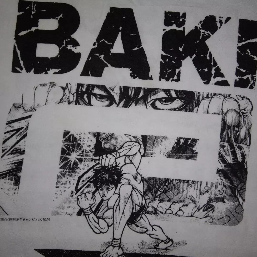 Japanese Brand Baki The Grappler 👊💥 tshirt anime MMA Size US S / EU 44-46 / 1 - 1 Thumbnail